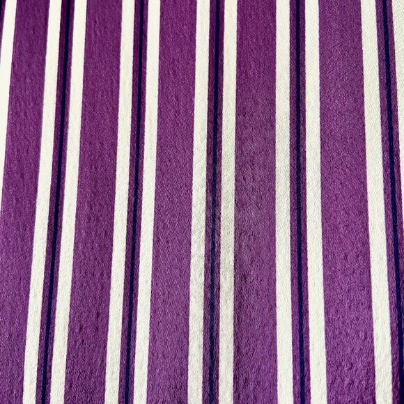 BANANA REPUBLIC Purple Striped Asymmetrical Skirt - Size 4P - Picture 3 of 4